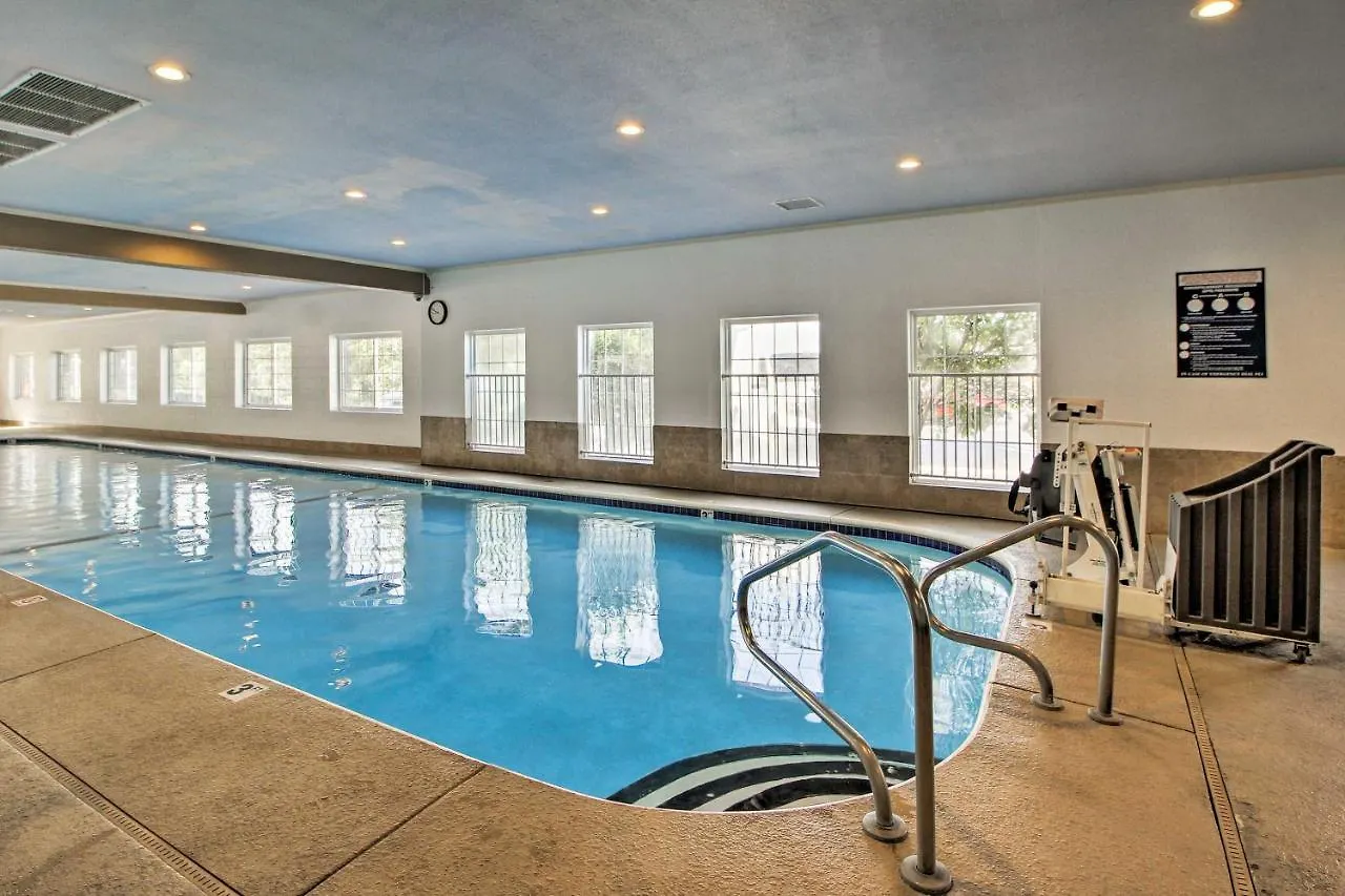 Family With Indoor Pool And Patio