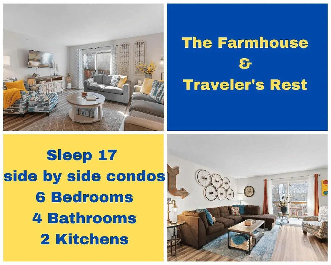 Appartement Two Gorgeous Condos*side By Side*10 Beds*sleep 17! *