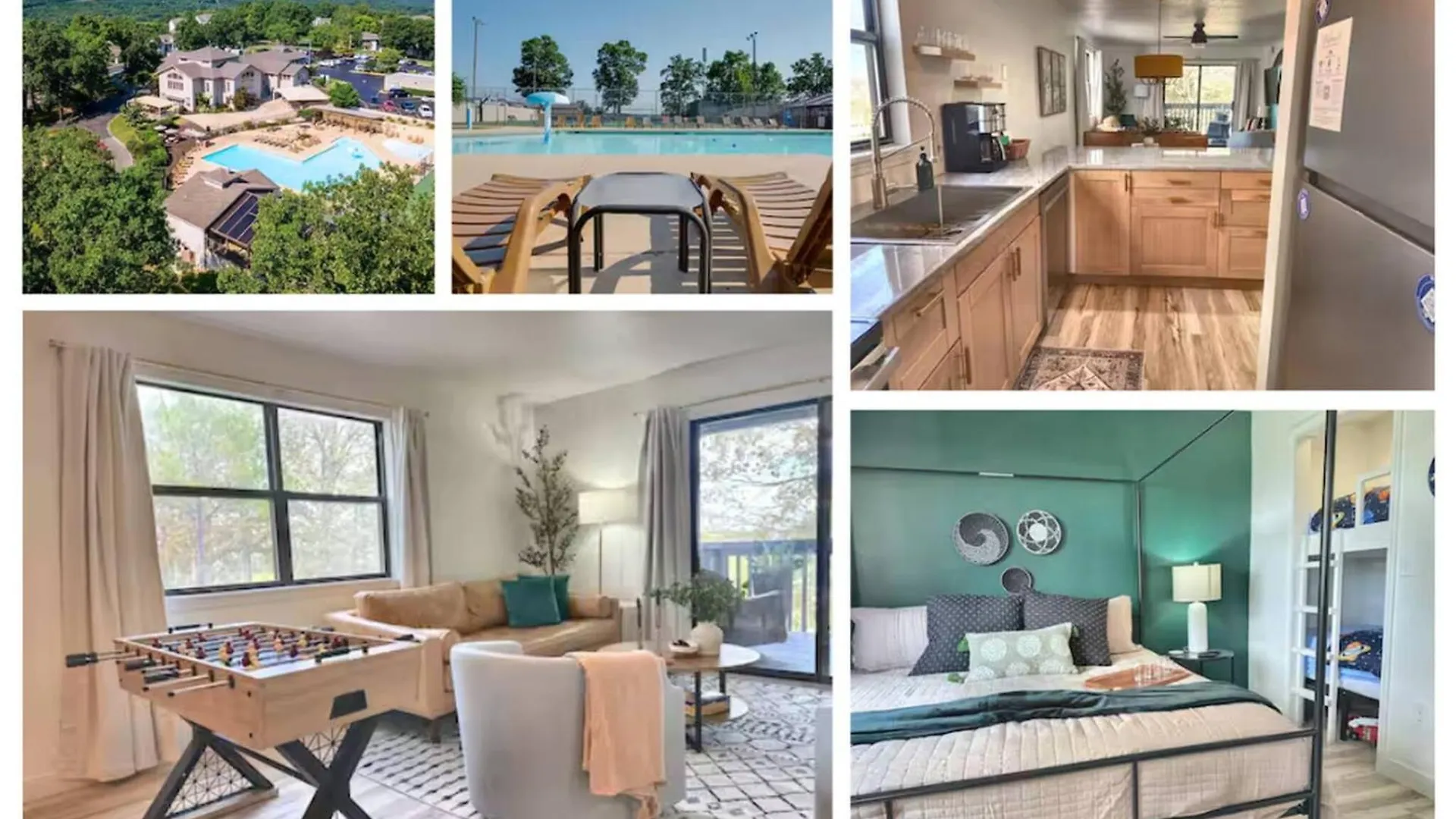Indoor Pool/bunk/2 King/arcade/foosball/hot Tub! * Branson