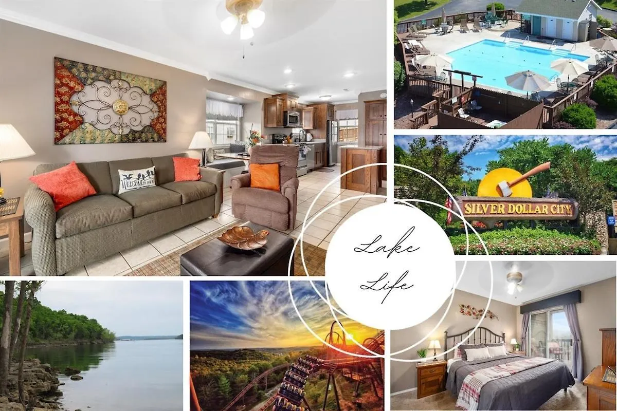 The Cove 12-4 By Sdc, Big Deck, Pool, Hot Tub, By , No Stairs * Branson